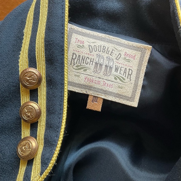NWT Double D Ranch Wear Navy Blue Wool Jacket - Picture 3 of 5